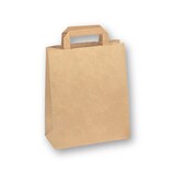 thumbnail of DayBays 100 Stk. Papiertüten 22+10x28 cm Braun mit Flachhenkel