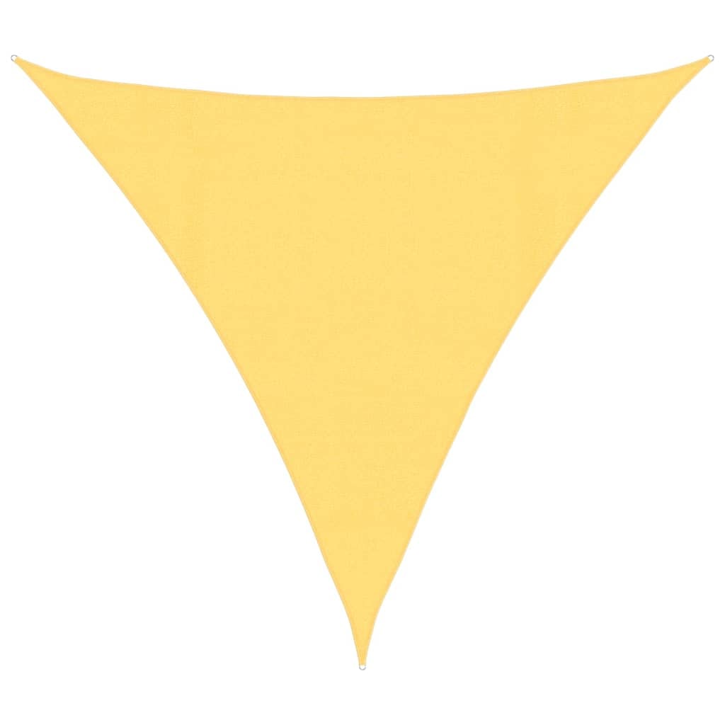 Toldo de vela HDPE beige 160 g/m² 4,5x4,5x4,5 m