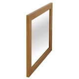 thumbnail of Espejo de pared de teca HWC-M75, espejo de baño, marco de madera, teca de calidad B (duramen, 20-30 años), 71x80cm