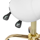 thumbnail of physa Sattelstuhl - 51 - 65 cm - 150 kg - Weiß/Golden