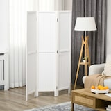 thumbnail of HOMCOM Biombo 3 Painéis Separador de Ambientes Dobrável 120x1,8x170 cm Painel de Privacidade Estilo Rústico Branco