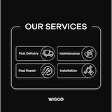 thumbnail of Wiggo WE-C930P(X) - Wandschouw Afzuigkap - 90cm - Rvs