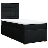 thumbnail of vidaXL Boxspringbett mit Matratze Schwarz 90x200 cm Stoff