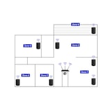 thumbnail of Pack De 4 Enceintes Wifi Bluetooth Multiroom Noires Mr50 Black X4 De Blaupunkt