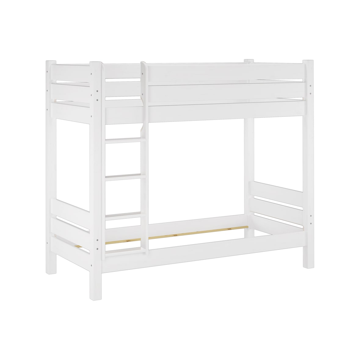 Stockbett für Erwachsene weiß 90x200 Nischenhöhe 100 Bettrahmen ohne Zubehör 60.16-09WoR