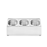 thumbnail of HENDI Gastronormbak houder, 3 compartimenten, 512x245x(H)215mm