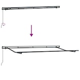 thumbnail of vidaXL Einziehbare Markise Creme 350 x 200 cm Stoff