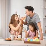 thumbnail of Relaxdays Sortierbox Holz, 15 Fächer, HxBxT: 3,5x32x26 cm, Aufbewahrungsbox für Tee, Perlen u. Nähzubehör, offen, natur