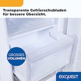 thumbnail of Exquisit Gefrierschrank, 4-Sterne-Gefrieren, 85 Liter, klein, kompakt, Tiefkühlschrank, Wechselbarer Türanschlag, GS581-040C weiss