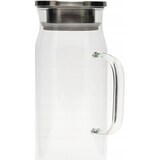 thumbnail of Wilmax Borosilikat Glas Krug mit Edelstahl-Deckel, 1500ml