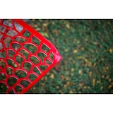 thumbnail of Rot glänzender Gruvyer-Stuhl aus hochwertigem Polypropylen, stapelbar. Marke Grandsoleil. 52x51x81