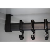 thumbnail of Kleider-Wäsche-Schrank mit Garderobenteil Spind Spindschrank 2 Abteile 510710