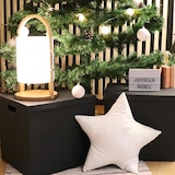 thumbnail of Lumisky Lampe enceinte bluetooth multicolore WOODY PLAY H37cm Bois Bois