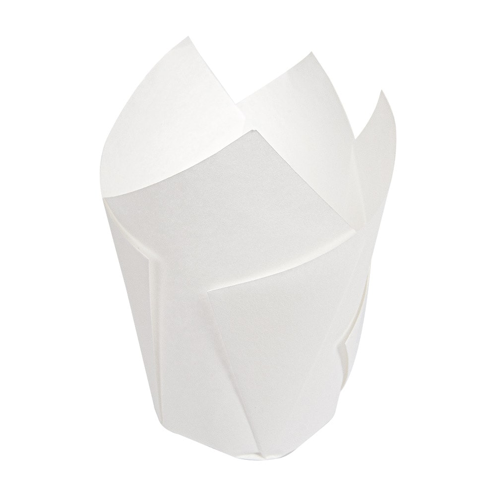 Moldes Cupcake 'Tulip' 50 G/M2 11X11 Cm Blanco Perg. Antigrasas (1000 Unidades)