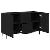 thumbnail of vidaXL Sideboard Schwarz Eiche 100x36x60 cm Holzwerkstoff