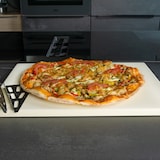 thumbnail of Intirilife Pizzastein in Beige - 38 x 30 x 1.5 cm - Backstein Rechteckig für Ofen und Grill zum Backen von Pizza Flammkuchen Brot