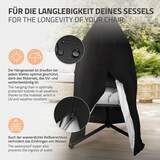 thumbnail of ML-Design Hängesessel Abdeckung 190x115 cm Wasserdicht Winddicht UV-beständig Reißfest Oxford Schutzhülle Hängekorb