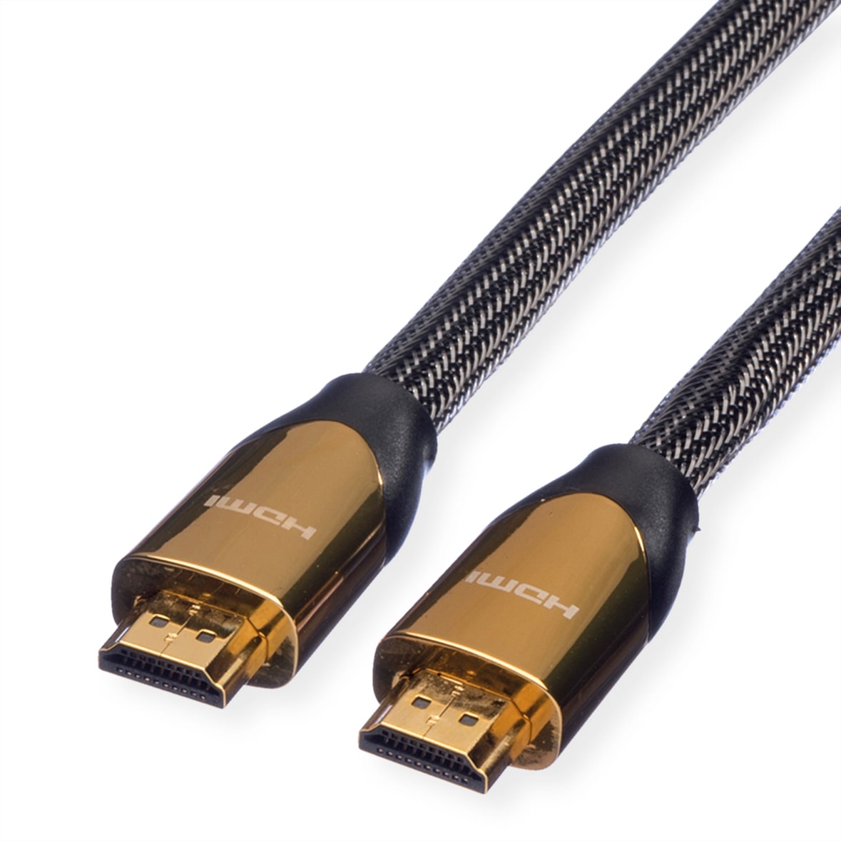 ROLINE 4K PREMIUM HDMI Ultra HD Kabel mit Ethernet, ST/ST, schwarz, 4,5 m