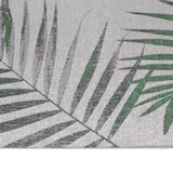 thumbnail of Teppich Balkon Palmen Pflegeleicht Waschbar Strapazierfähig Terrasse Küche Grün 200x290 cm OEKO-TEX Gekettelt – COMO von Kadima Design