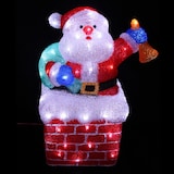 thumbnail of LED Weihnachtsfigur Acryl Weihnachtsmann 48cm Figur beleuchtet Weihnachtsdeko