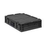 thumbnail of PROREGAL Eurobox NextGen Portable, HxBxT 13,5x40x60cm, 23 Liter, Schwarz, Eurobehälter, Transportbox, Transportbehälter, Stapelbehälter