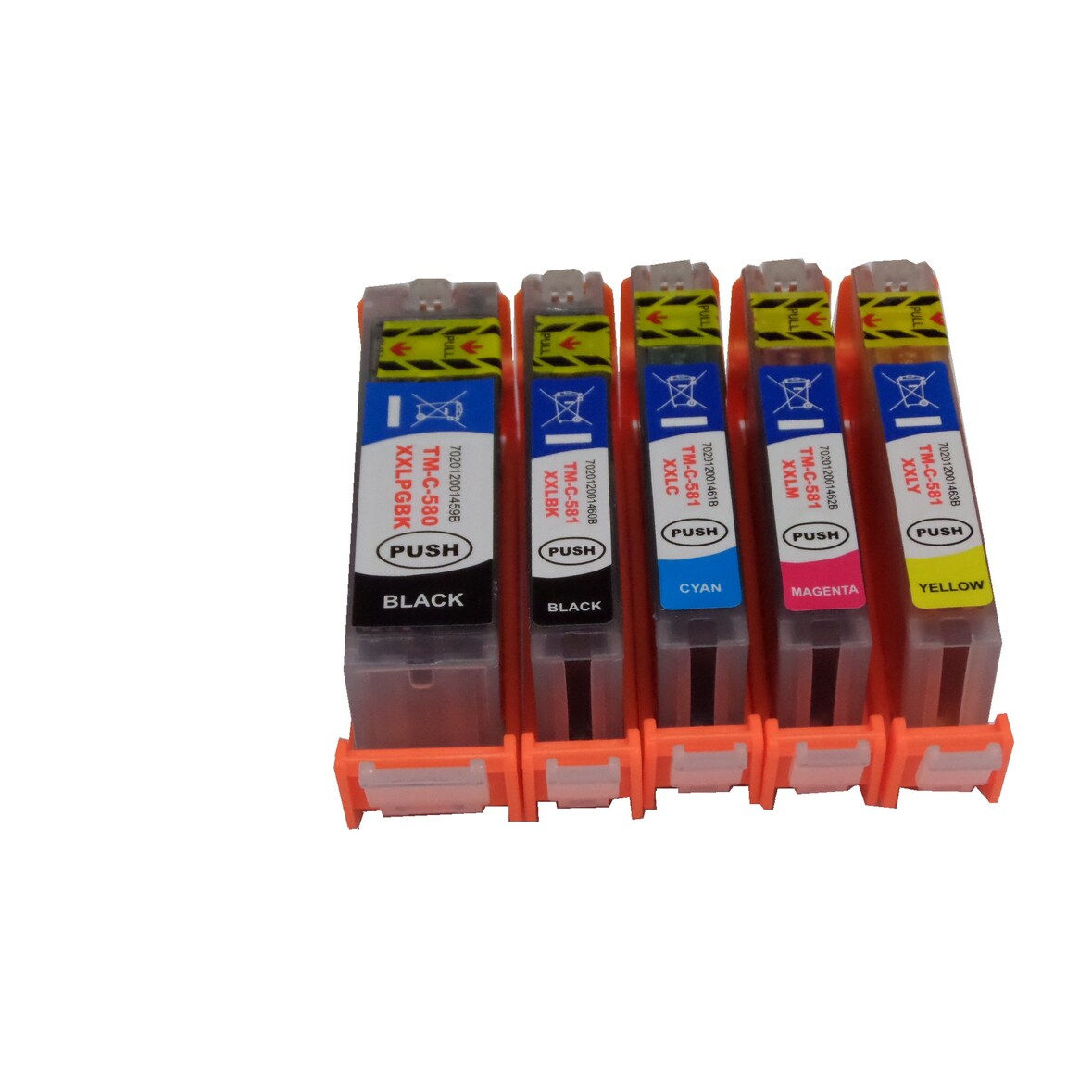 5x Tintenpatronen kompatibel f. Canon Pixma TS-8250 ersetzt Canon PGI-580 und CLI-581 Tintenpatronen