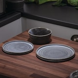 thumbnail of Olympia Cavolo Serve Like A Pro | 18 - teiliges Holzkohle Dusk Geschirr