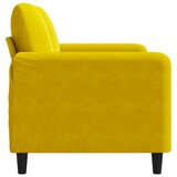 thumbnail of vidaXL 2-Sitzer-Sofa Gelb 120 cm Samt