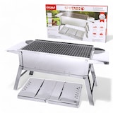 thumbnail of Mangal Edelstahl Schaschlik Grill Sputnik Klappbarer Campinggrill