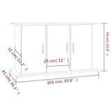 thumbnail of vidaXL Aquariumstandaard 101x41x58 cm bewerkt hout sonoma eikenkleurig