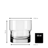 thumbnail of Libbey D.O.F. -NEWTON- 355 ml, 12 oz Ø: 9 cm, H: 9 cm