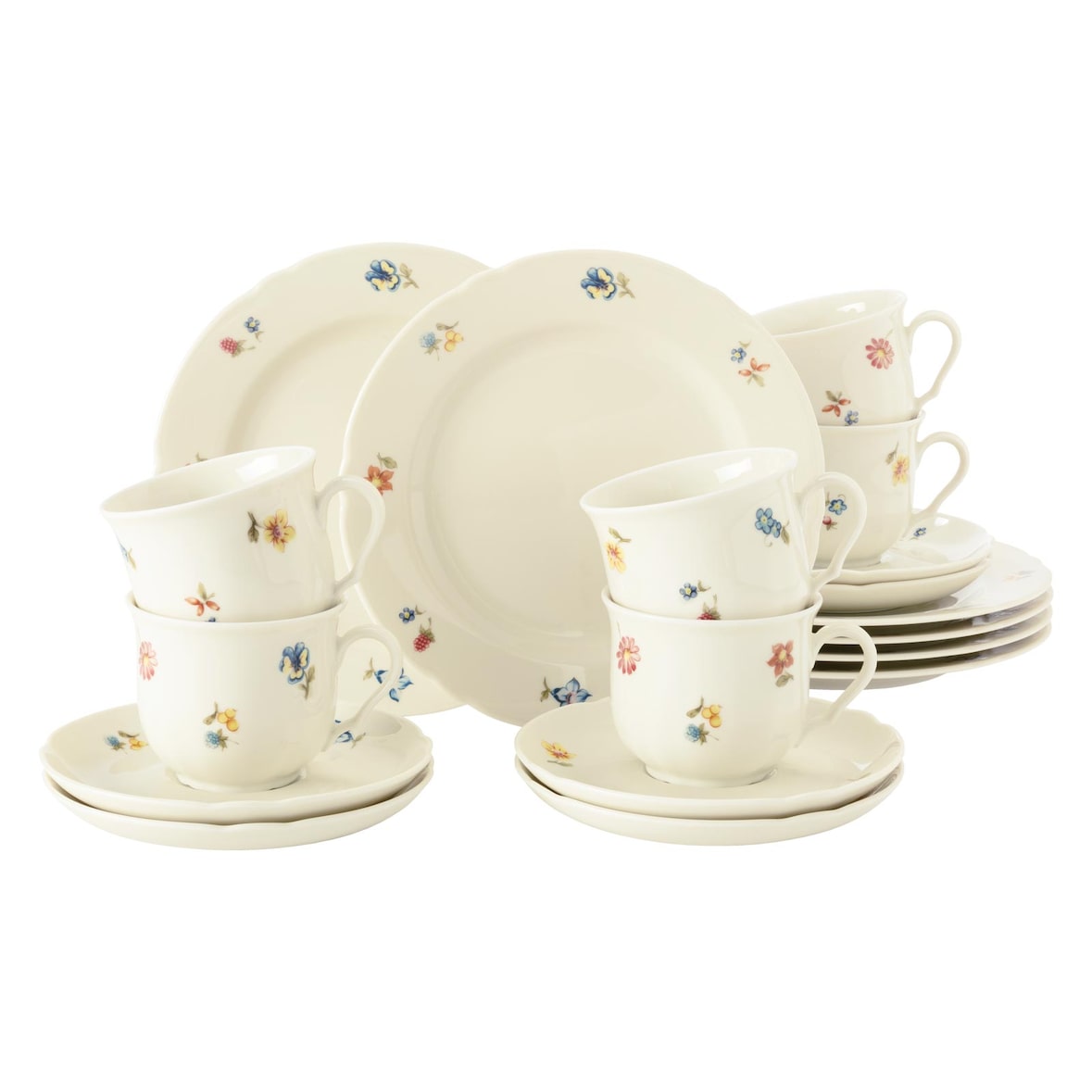 Seltmann Weiden Marie-Luise Blütenmeer Kaffeeservice 18tlg.