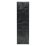 thumbnail of 1000x Seitenfaltenbeutel 105+60x330mm Siegelnaht Aromaschutzventil Schwarz