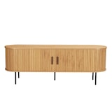 thumbnail of SIT Möbel Sideboard | 2 Schiebetüren | B 140 x T 40 x H 76 cm | walnuss – schwarz | 32020001 | Serie SIDEBOARD