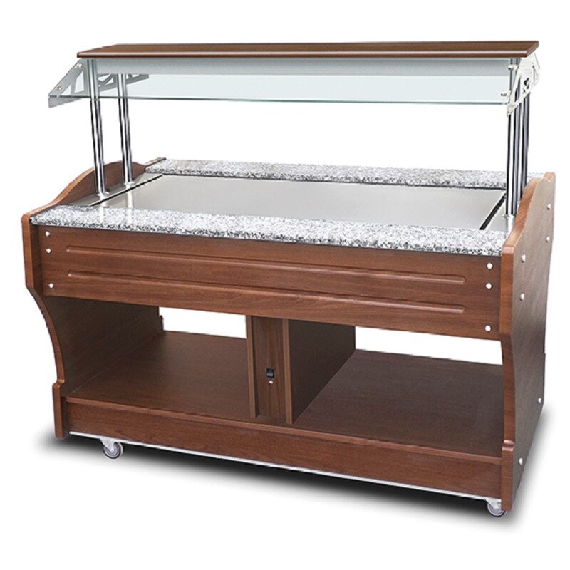 Buffet Neutre Professionnel - Dessus Granit - 4 GN 1/1 - Mastro