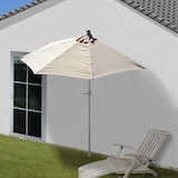 thumbnail of Décoshop26 - Sombrilla semicircular para balcón o terraza poliéster/aluminio UV 50+ 3 kg 270 cm de luz color crema sin soporte 04_0003850