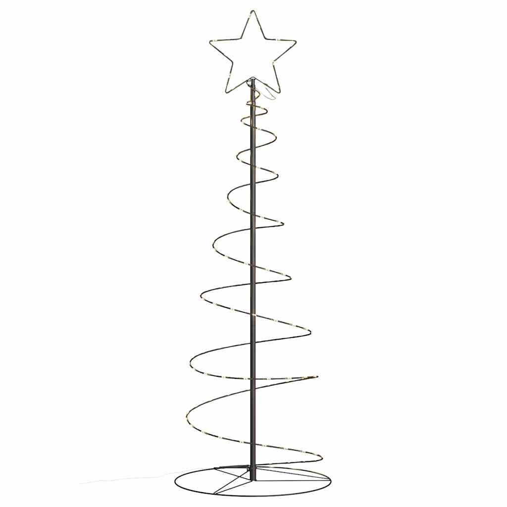 vidaXL LED Weihnachtsbaum 100 LEDs Warmweiß 150 cm