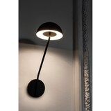 thumbnail of pure, zwart metalen wandlamp met led, faro barcelona