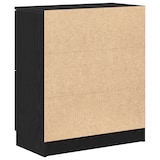 thumbnail of vidaXL Schwarzer Eichen Sideboard - 60 x 30 x 70 cm - Aus hochwertigem Holzwerkstoff