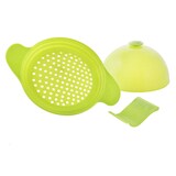 thumbnail of Spätzlebrett Schaber Spätzlehobel Spätzlepresse Dampfgarhaube Dampfgarer Garen