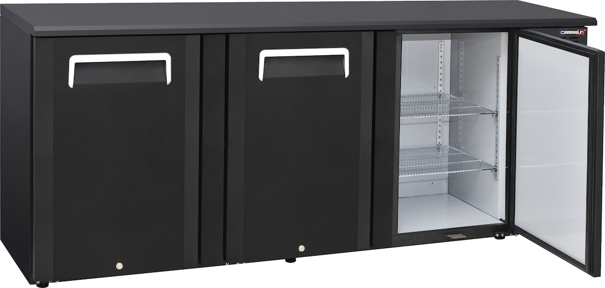 Barkühlschrank 3 solide türen CAB3PP Casselin