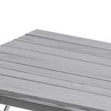 thumbnail of JAWINIO tuintafel opklapbare tafel in hoogte verstelbaar aluminium zilver