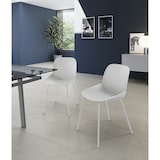 thumbnail of Eva - Sedia in polipropilene bianco 4 pz