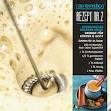 thumbnail of Arendo Stab Milchaufschäumer mit Einzel- und Dualquirl Handmilchaufschäumer mit Spezialspirale