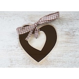 thumbnail of Cassettiera Forli, mobile, 4 cassetti con cuori 70x29x25cm, look shabby, vintage ~ bianco