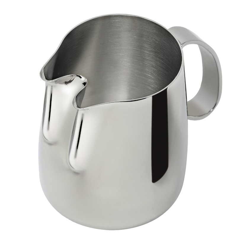 ILSA Pot à lait avec deux becs parallèles pour latte art 6 tasses