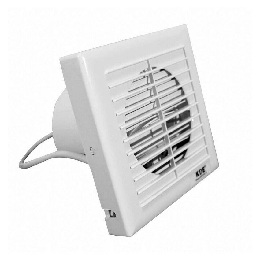 Exaustor KDE anti-retorno 15cm, ventilador de ar frio silencioso