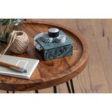 thumbnail of Couchtisch aus Sheeshamholz, Modernes Design mit Haarnadelbeinen. 45x41x40 cm | Kadima Design