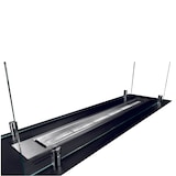 thumbnail of Bruciatore per camino a bioetanolo biocamino in acciaio con vetri da 65 cm