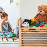 thumbnail of Relaxdays Wäschekorb Bambus, eckig Wäschesammler mit Deckel, für Schmutzwäsche im Bad, HBT: 60 x 40 x 35 cm, natur/grau